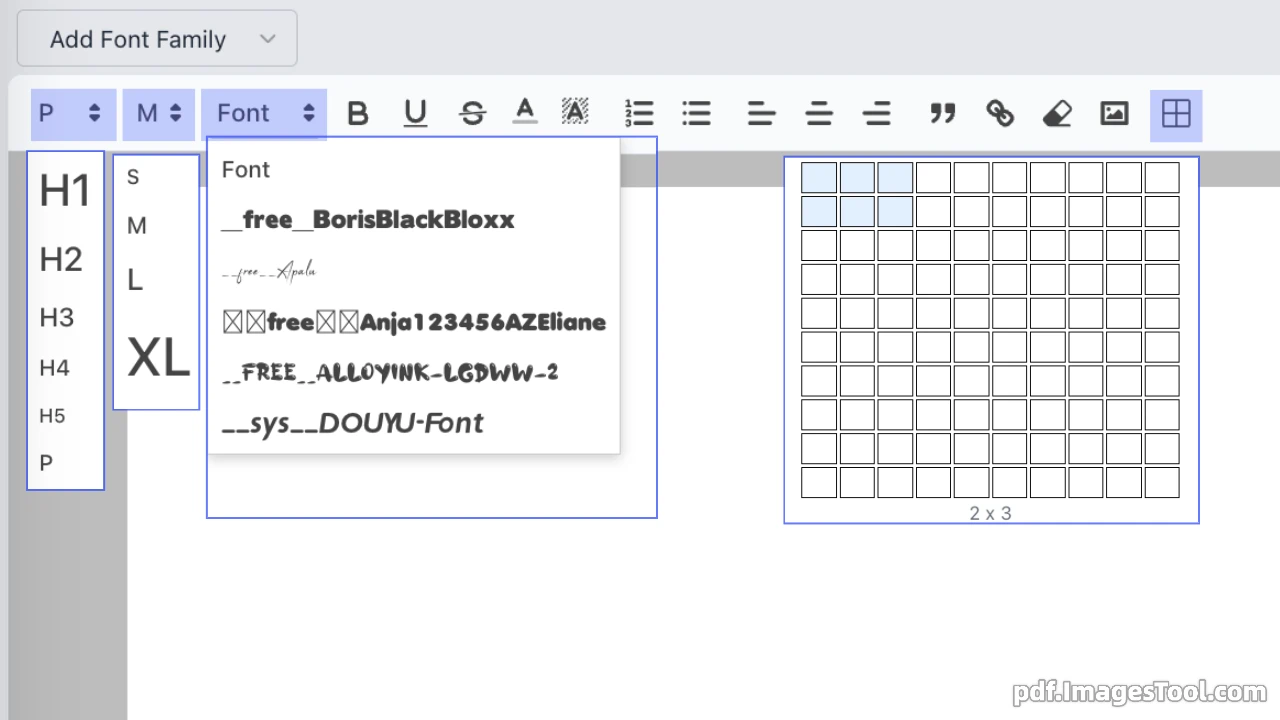 Hierarchical Typography and Text Formatting