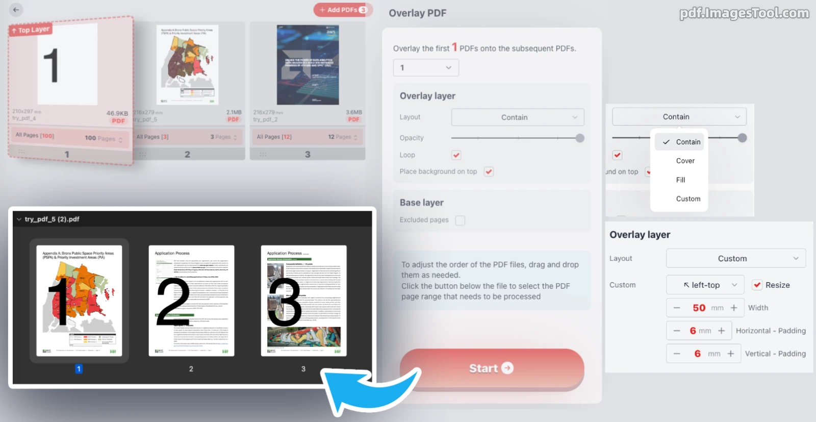 Free PDF Overlay Tool to Superimpose and Stamp PDF Layers