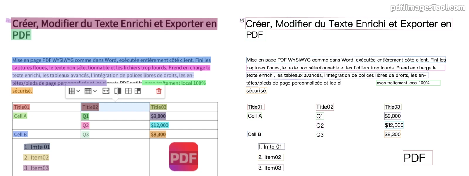 Démo OCR PDF scanné en français