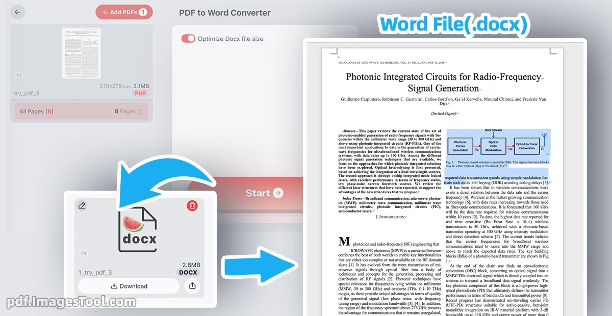 Convert PDF to Word locally and securely