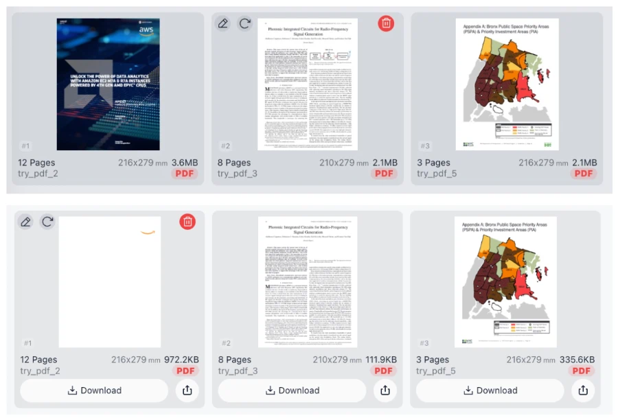 PDFからコンテンツレイヤーを即座に削除