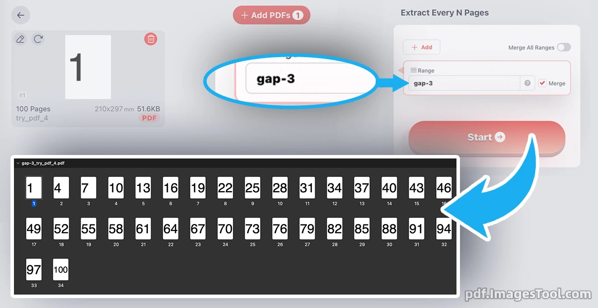 Extract Every Nth Page from PDF